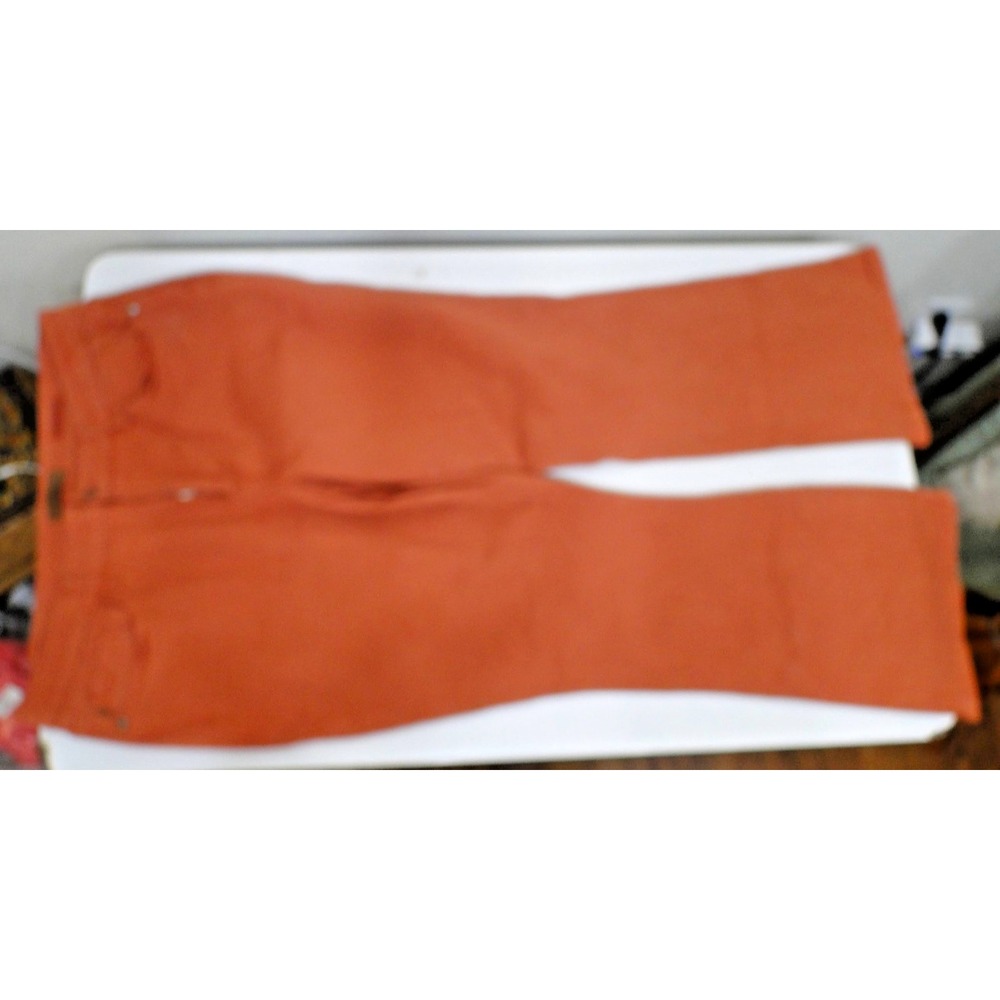 Judy Blue Jeans Women's 20W‎ Slim Boot Terracotta Orange Stretch Denim Mid Rise